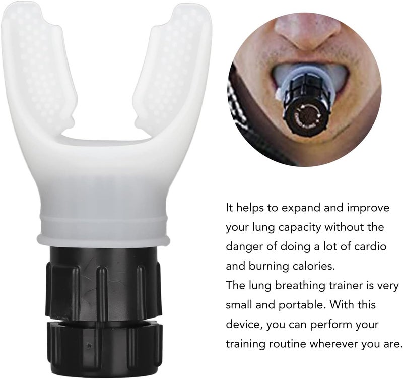 woobles Lung Trainer Sport, hypoxia Training Device, Lung Trainer Breathing Trainer Inhale and Exhale, Professional expiratory inspiratory Muscle Trainer for Lung Capacity Breathing Therapy - Image 5